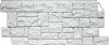 Панель ПВХ Камень пиленный настоящий белый 977*493*0,4 мм (0,44 м.кв)