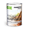 Масло д/террас и садов. мебели орех 0,9 л FARBITEX