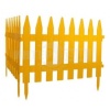 Забор декоративный 28*300 см желтый "Рейка" PALISAD