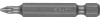 Бита кованная, хромомолибденовая сталь, тип хвостовика Е 1/4", РН1, 50 мм ЗУБР "МАСТЕР"
