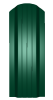 Евроштакетник метал. 0,45 мм (128*500 мм) Зеленый мох 6005