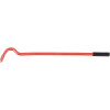Лом-гвоздодер красный, 600 мм, круглый, диаметр 17 мм, резиновая ручка