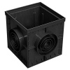 Дождеприемник PolyMax Basic ДП-30.30.30-ПП пластиковый с решеткой пластиковой (комплект) полоска
