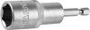 Бита с торцевой головкой удлиненная, Cr-v, хвостовик Е1/4", 17 мм KRAFTOOL