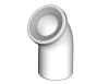 Труба фановая прямая 110*45° W4220 