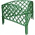 Забор декоративный 24*320 см зеленый "Сетка" PALISAD